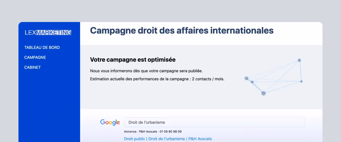 Bespoke one-stop-shop for law industry online marketing management