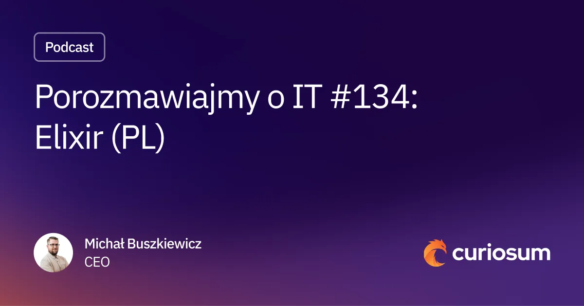 "Porozmawiajmy o IT" "Let's talk about IT" - ELIXIR [PL]