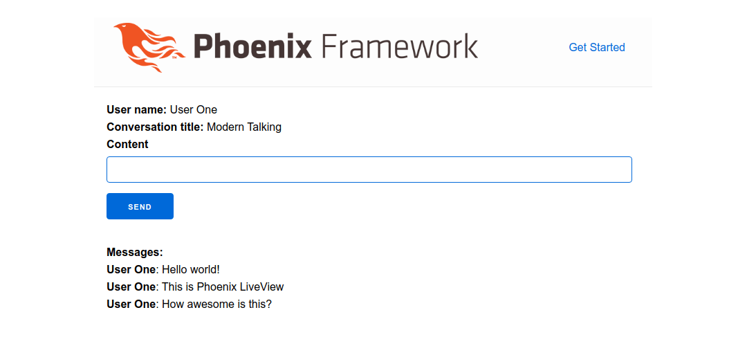 Initial version of Phoenix LiveView-based Messenger app. Initial version of Phoenix LiveView-based Messenger app.