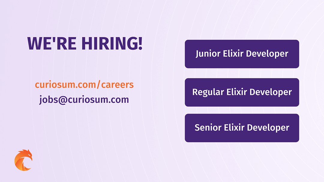 elixir developer job alert