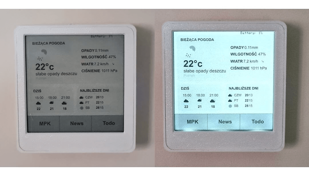 Building a Doorstep Info Station with Nerves, Raspberry Pi and ESP32-based E-Ink