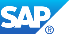 Logo SAP avec symbole de marque déposée.