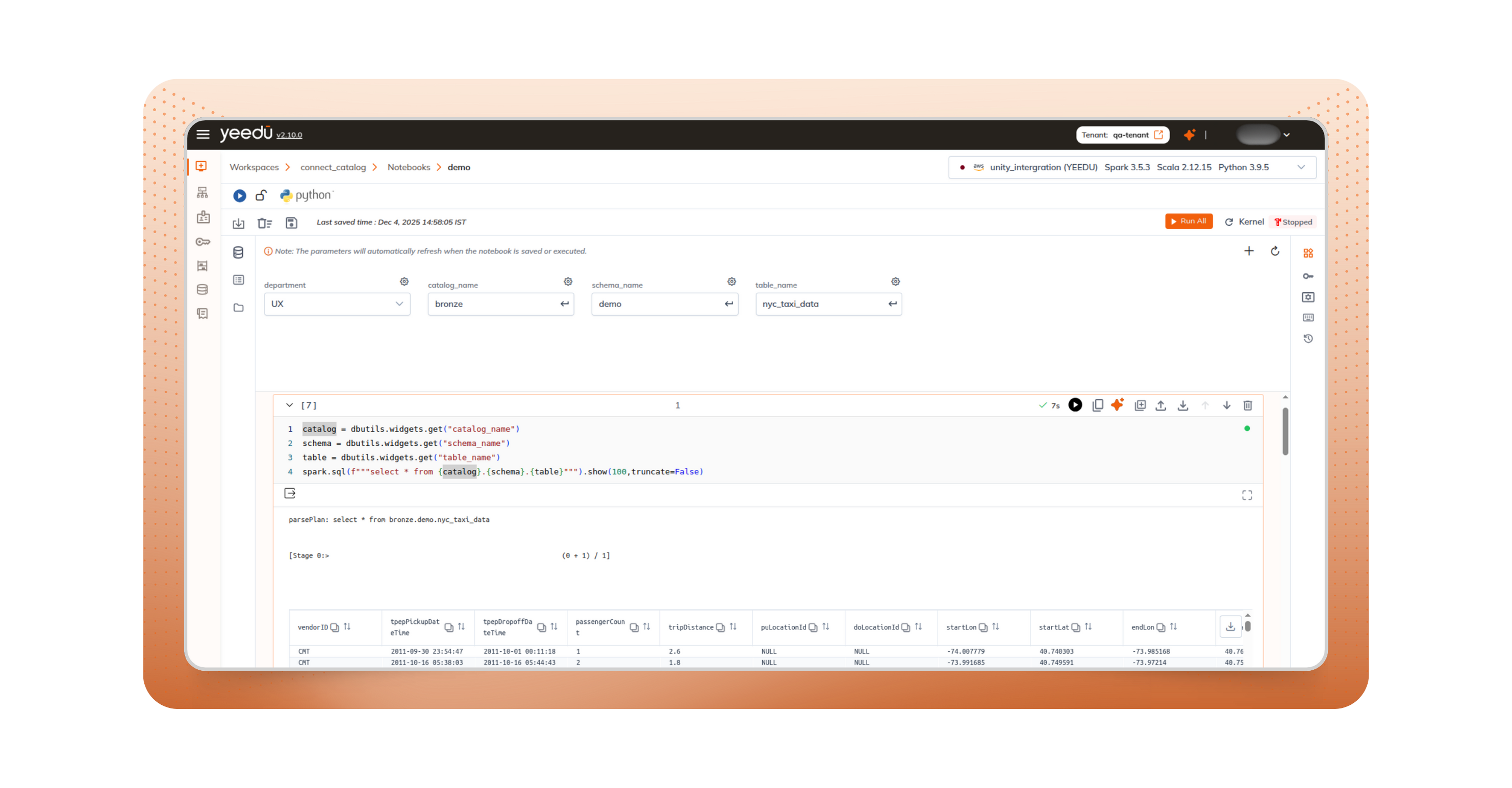 Databricks dbutils compatibility for no-code notebook migration in Yeedu.