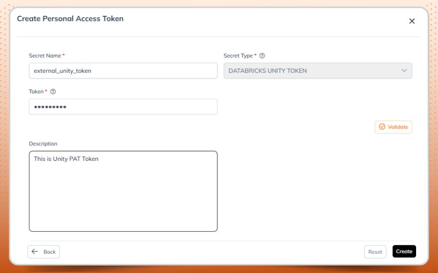 Creating a New Personal Access Token in Databricks Unity Catalog
