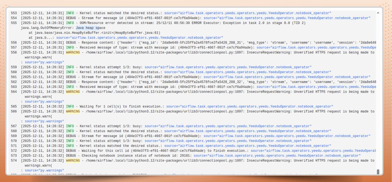 Spark job failed with OOM error 