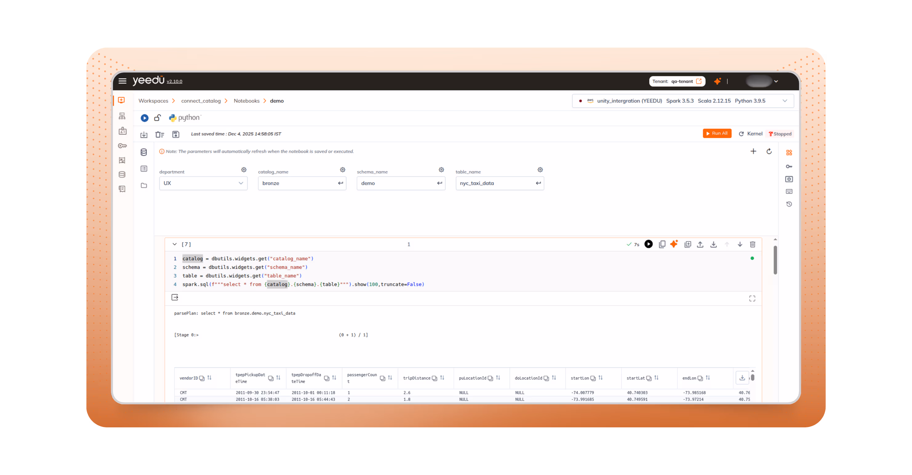 Databricks dbutils compatibility for no-code notebook migration in Yeedu.