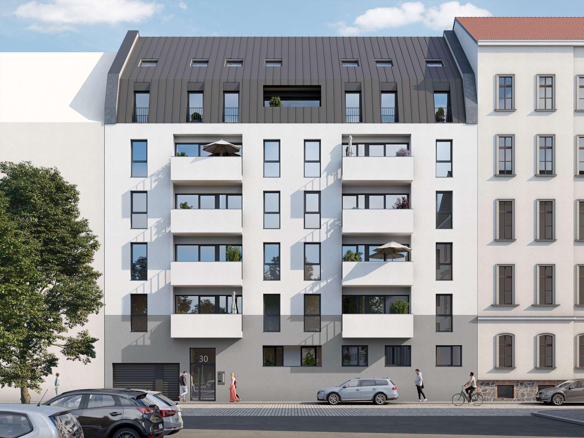 Visualisierung Gebäudeansicht