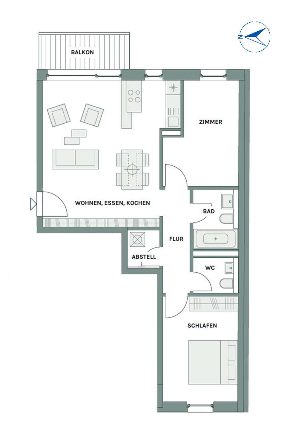Grundriss WE 15
