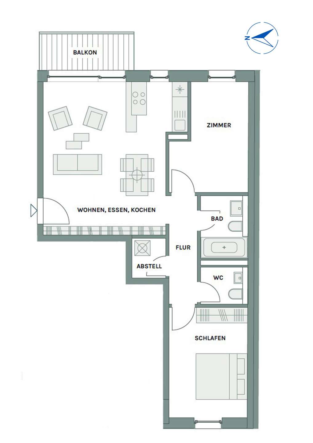Grundriss WE 03