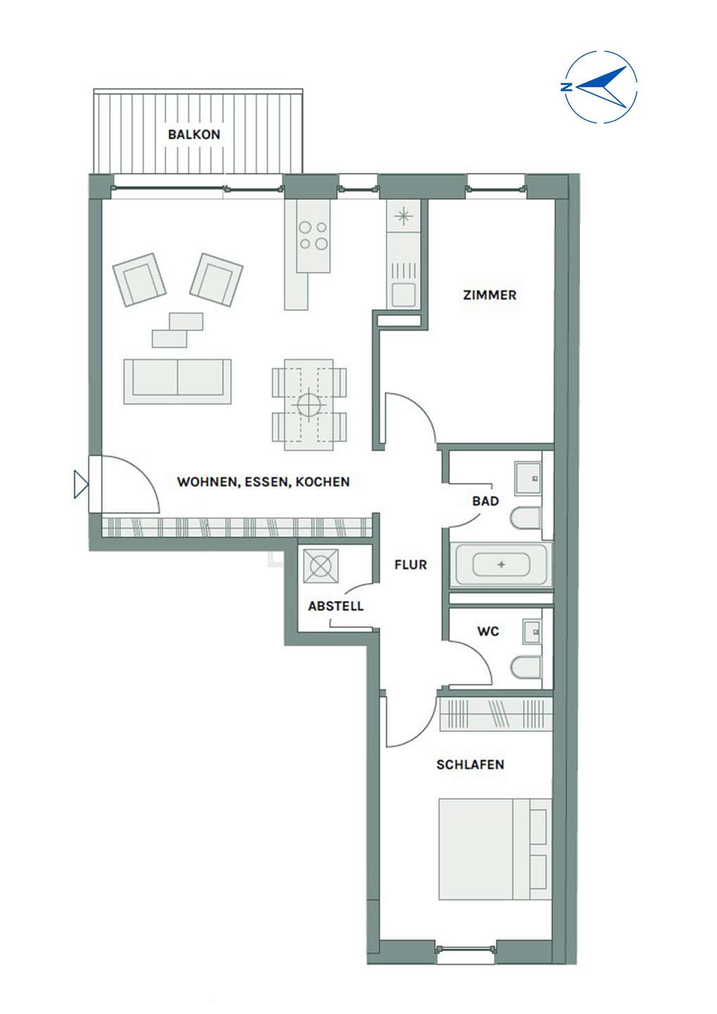 Grundriss WE 07
