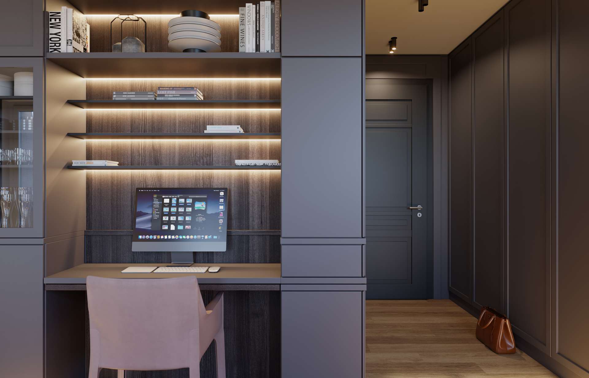 Visualisierung Arbeiten, Entrée