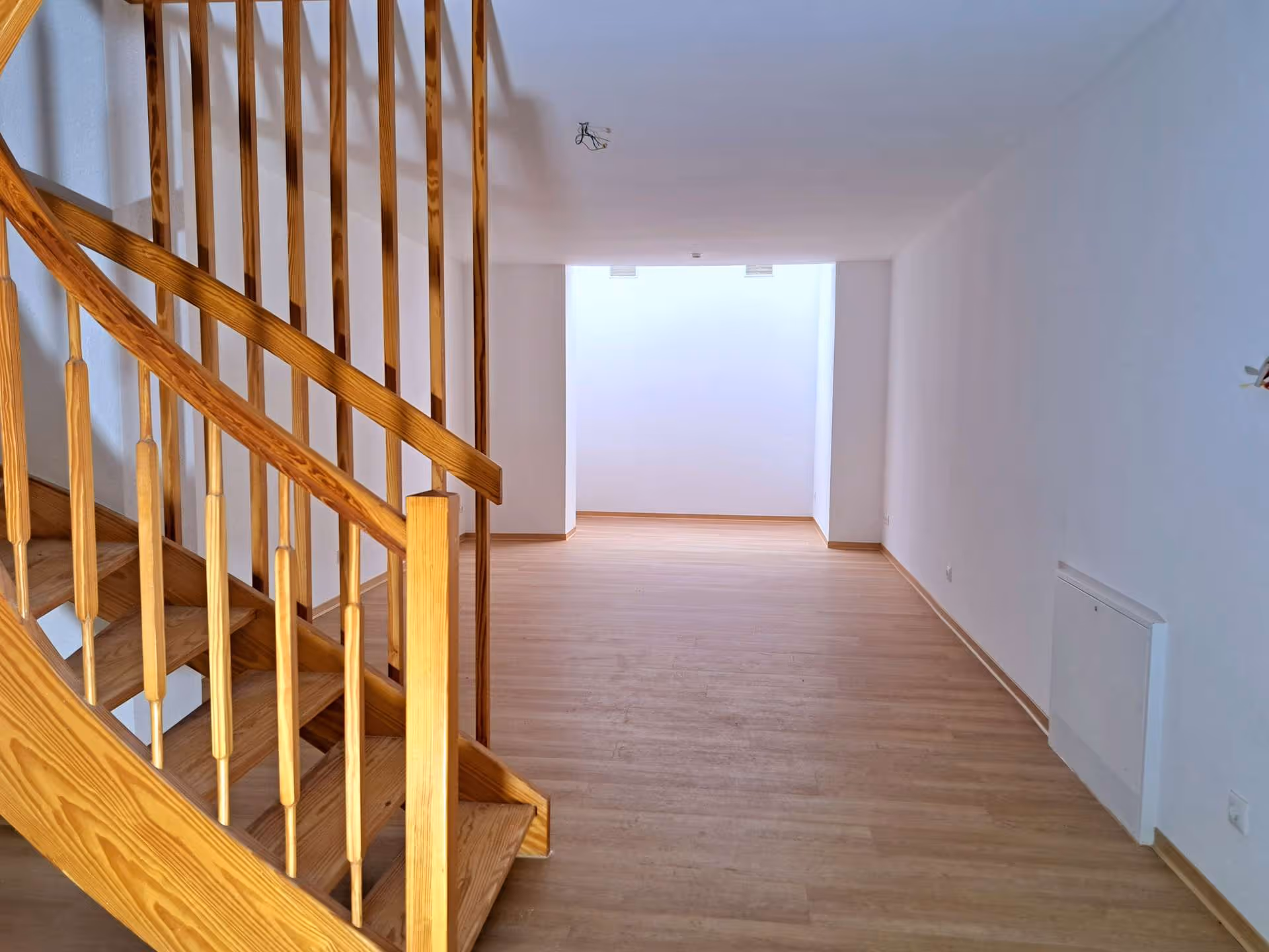 Souterrain mit neuem Bodenbelag