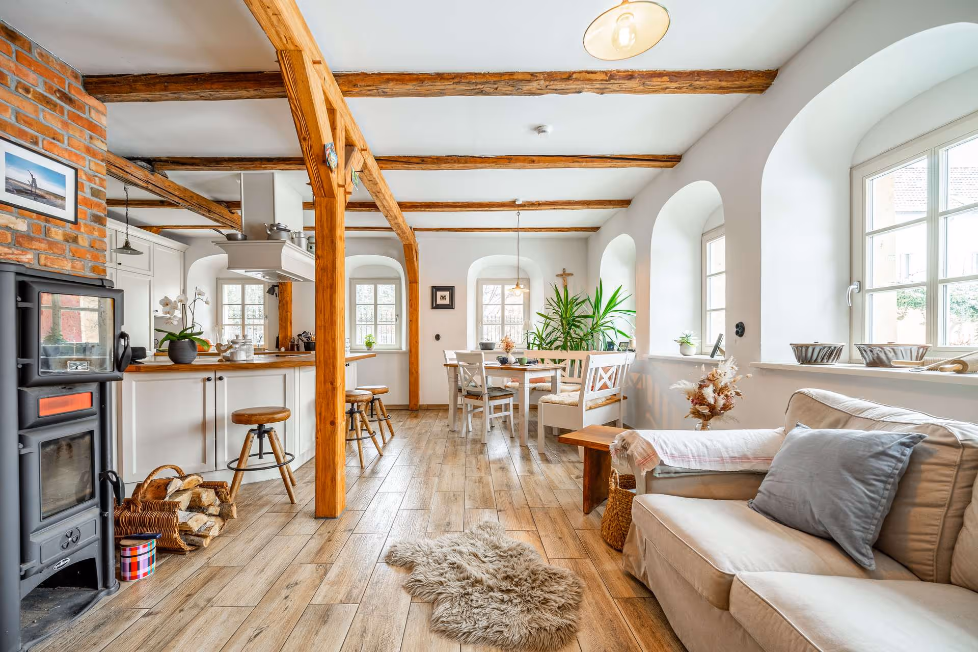 Koch- und Essbereich