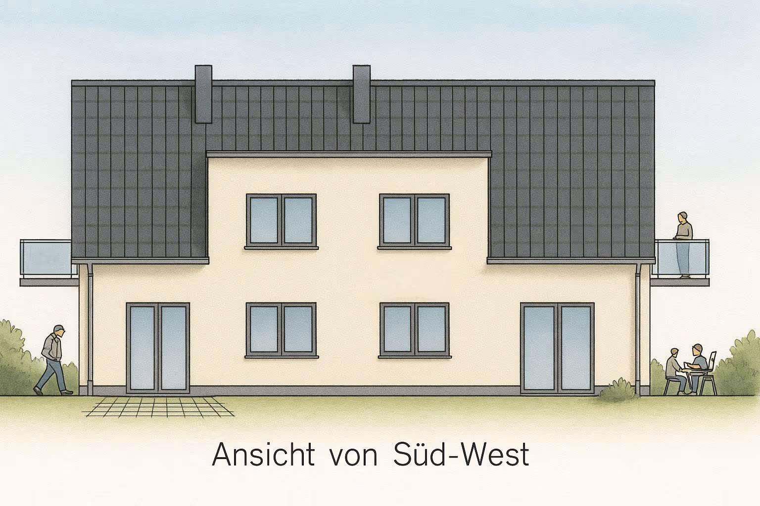 Ansicht SĂĽd-West