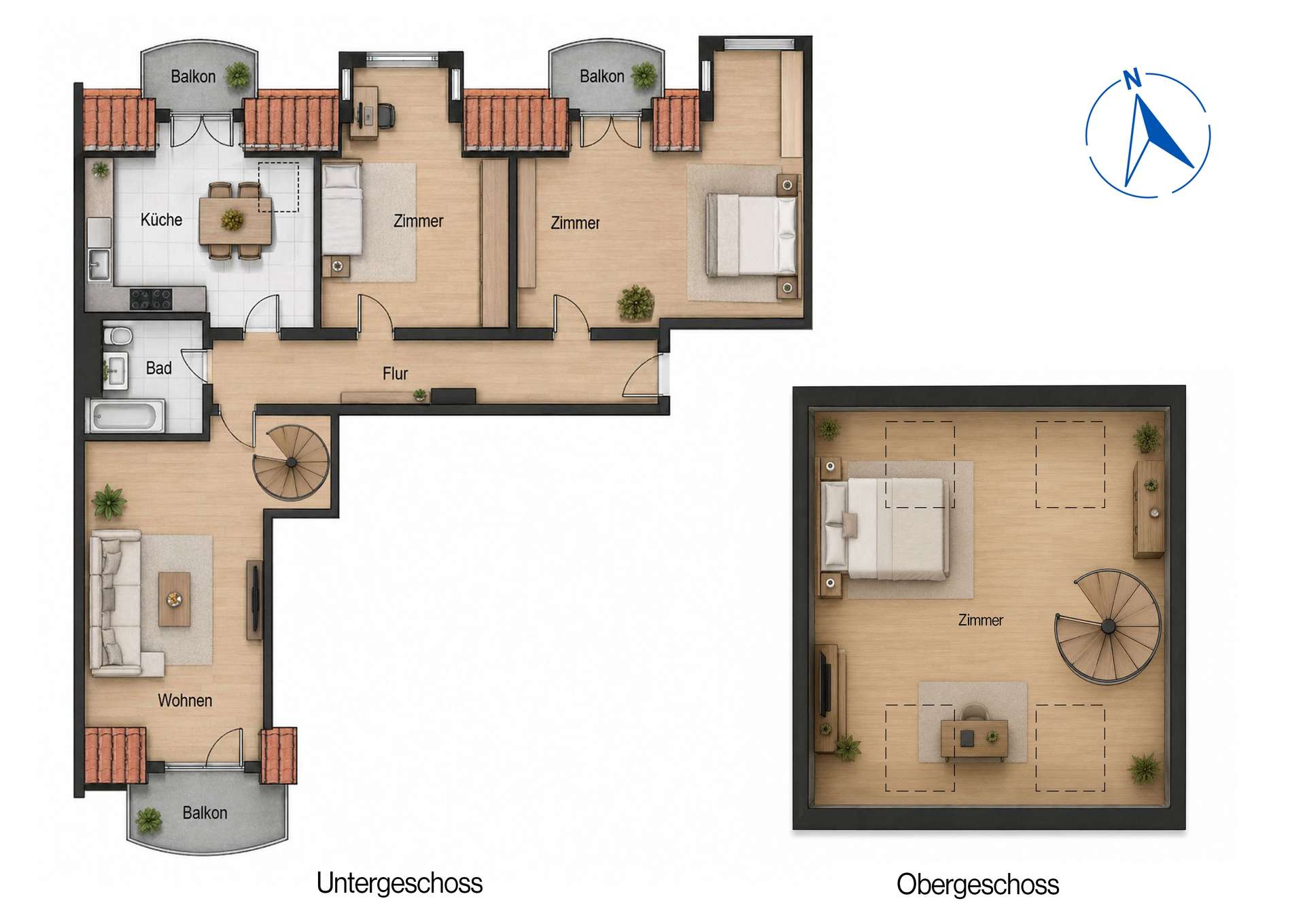 Grundriss WE 61