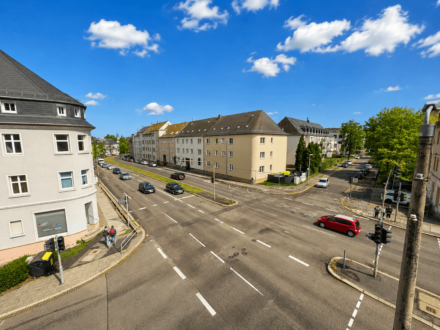 Aussicht auf Straße