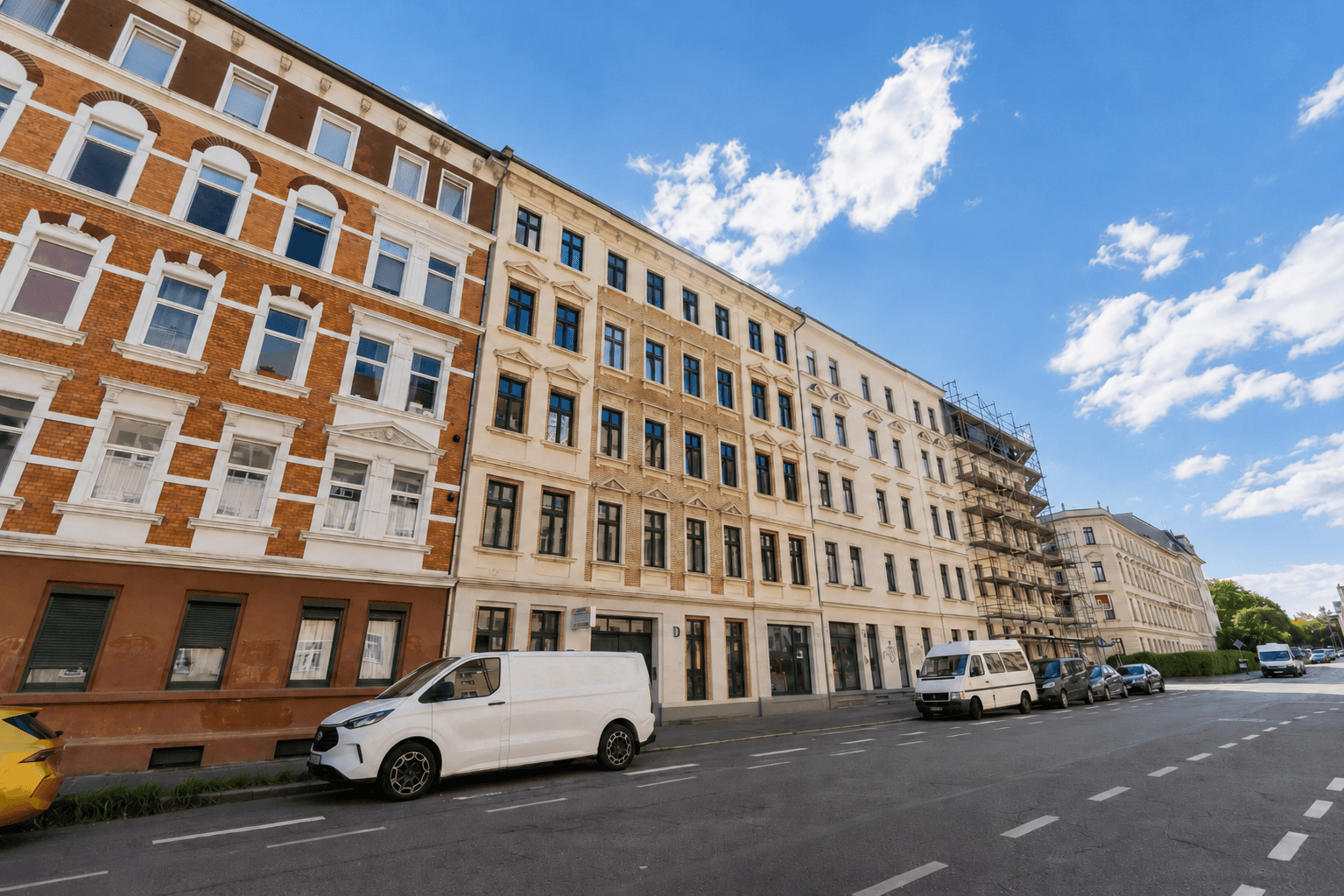 Haus mit Fahrstuhl Ansicht