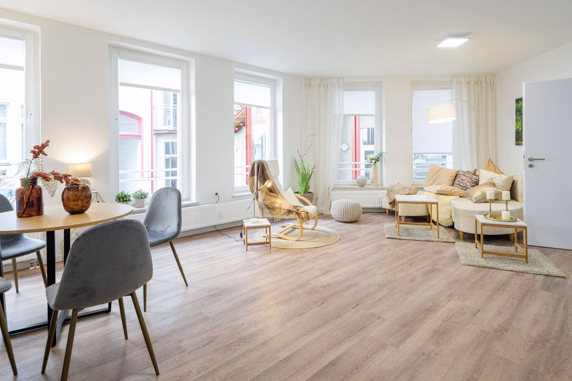 Referenz Ferienwohnung Wohnbereich