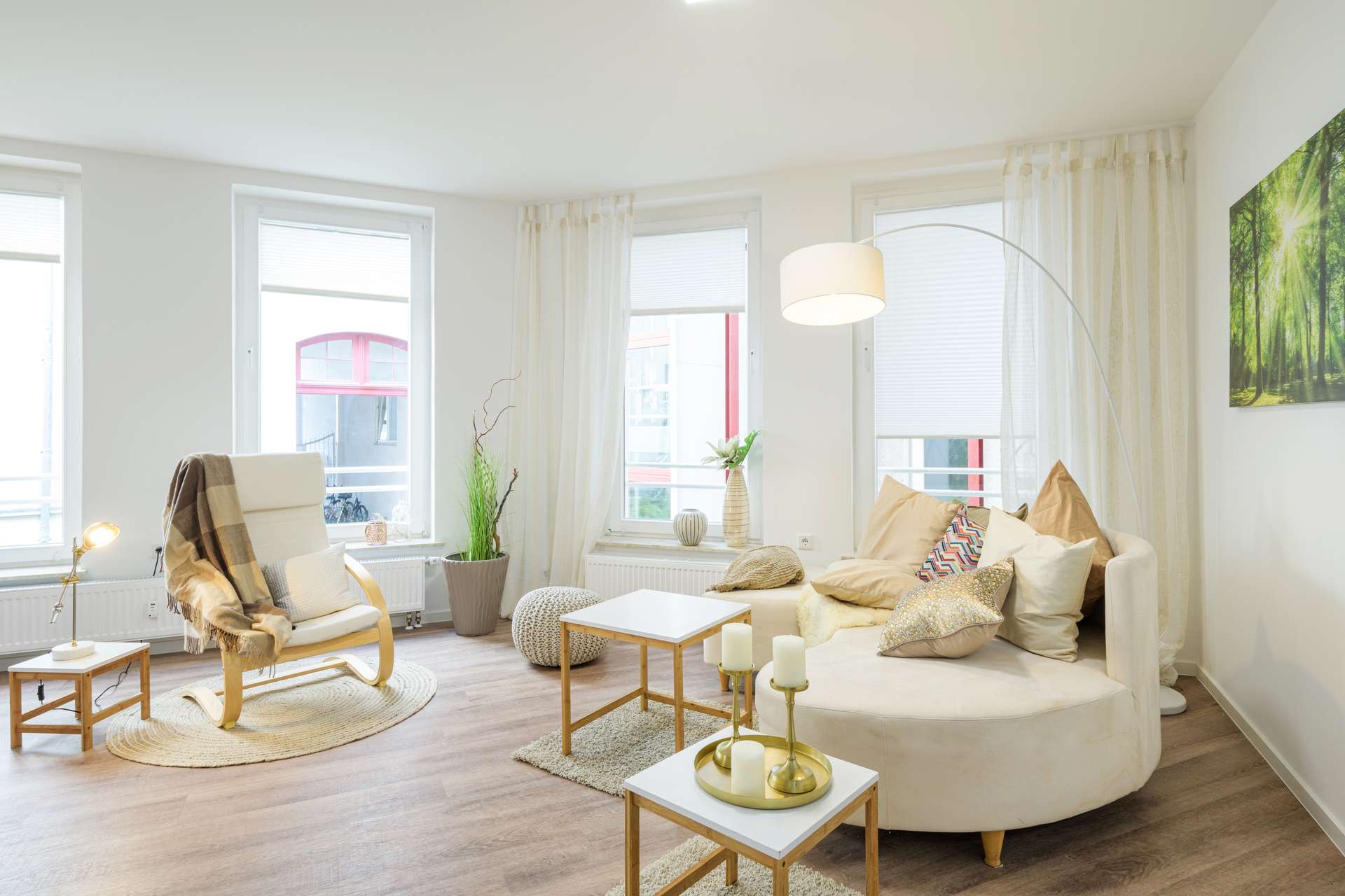 Referenz Ferienwohnung Wohnbereich