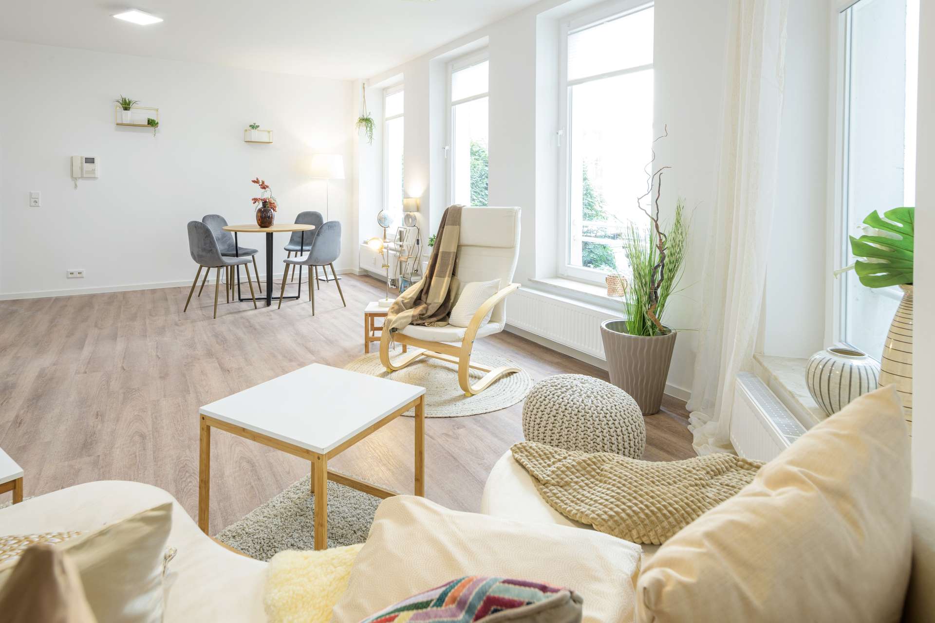 Referenz Ferienwohnung Wohnbereich