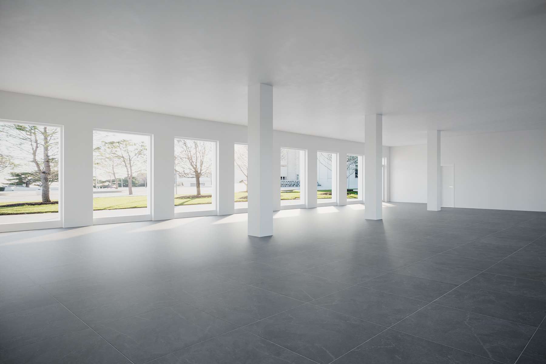 Haus mit Fahrstuhl Visualisierung Innenräume