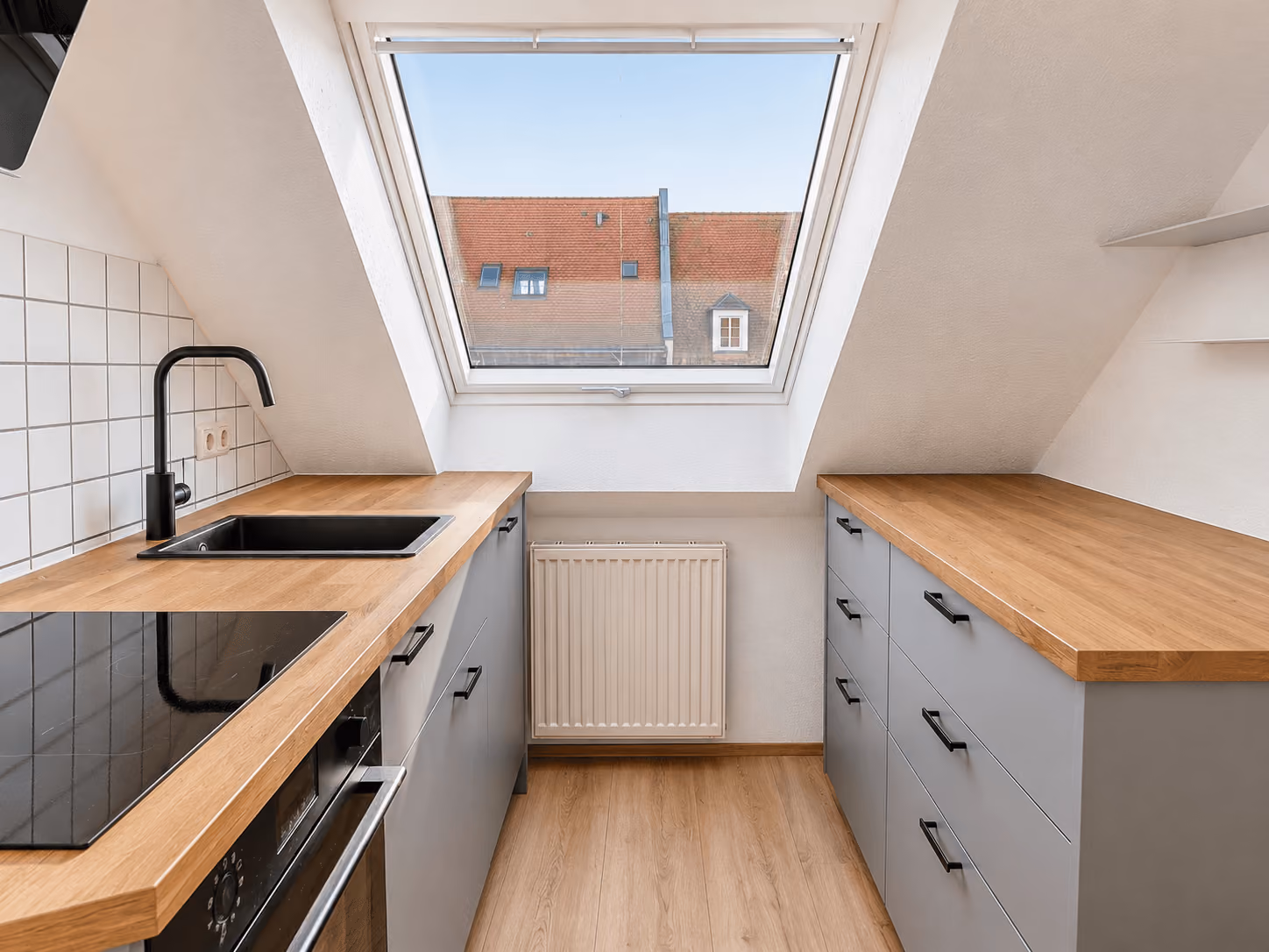 Haus mit Fahrstuhl Küche