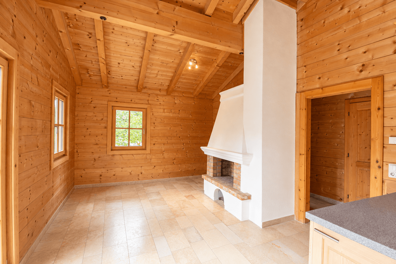 Holzhaus - Wohnbereich