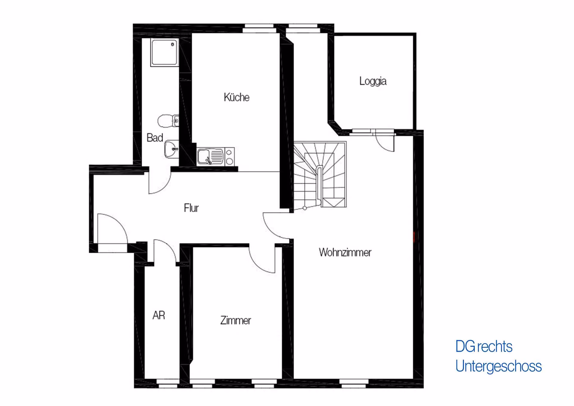 Grundriss Untergeschoss