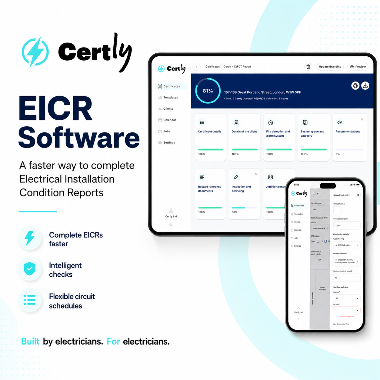 EICR Software: Faster Electrical Installation Condition Reports