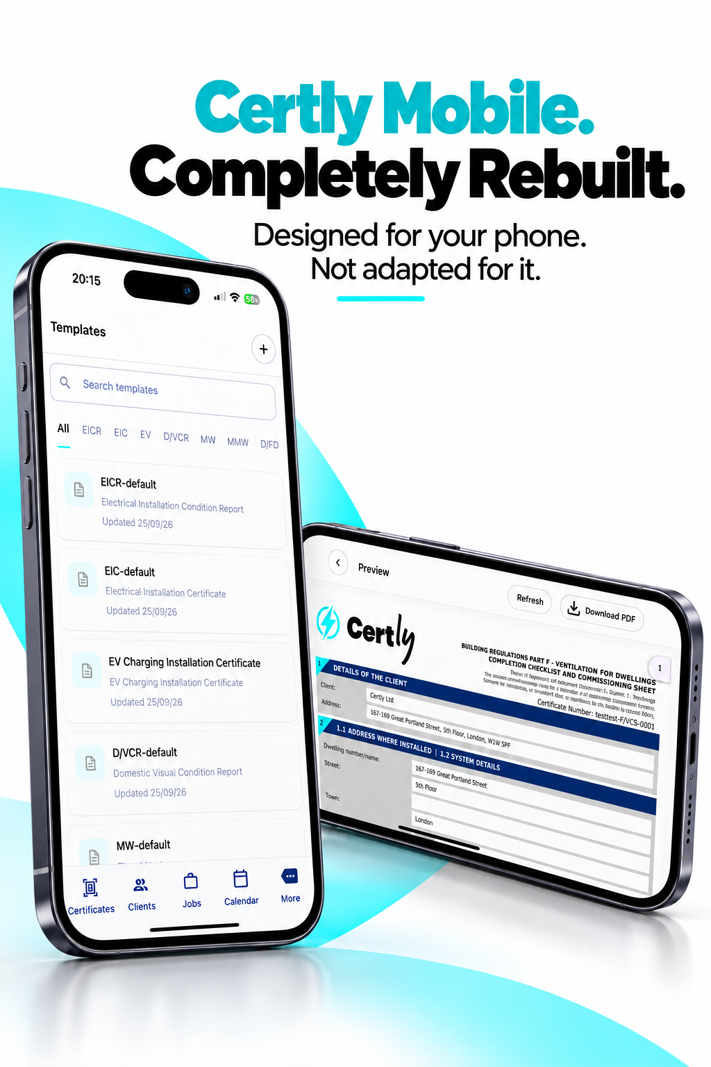 Mobile Electrical Certification Software & EICR App | Certly