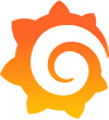 Orange and yellow spiral shape with a sun-like outline resembling a stylized sun icon.