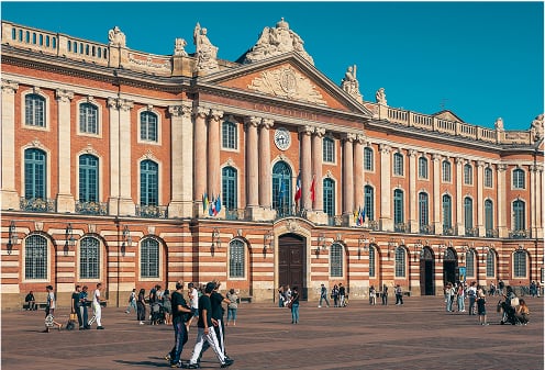 Capitole de Toulouse, zone d’intervention de Goulu traiteur