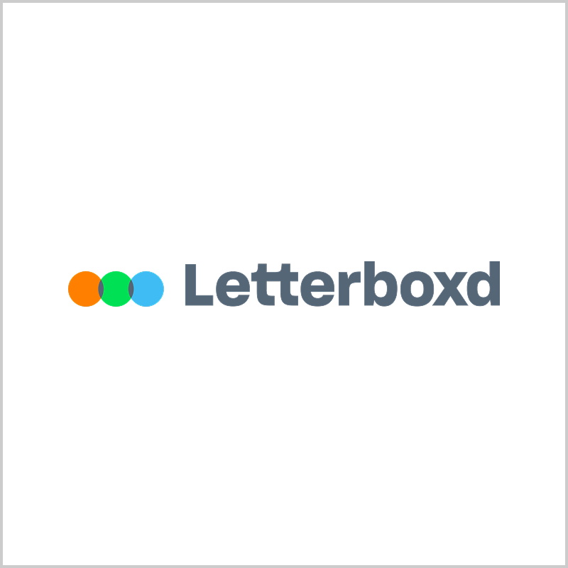Letterboxd logo with three overlapping circles in orange, green, and blue followed by the word 'Letterboxd'.