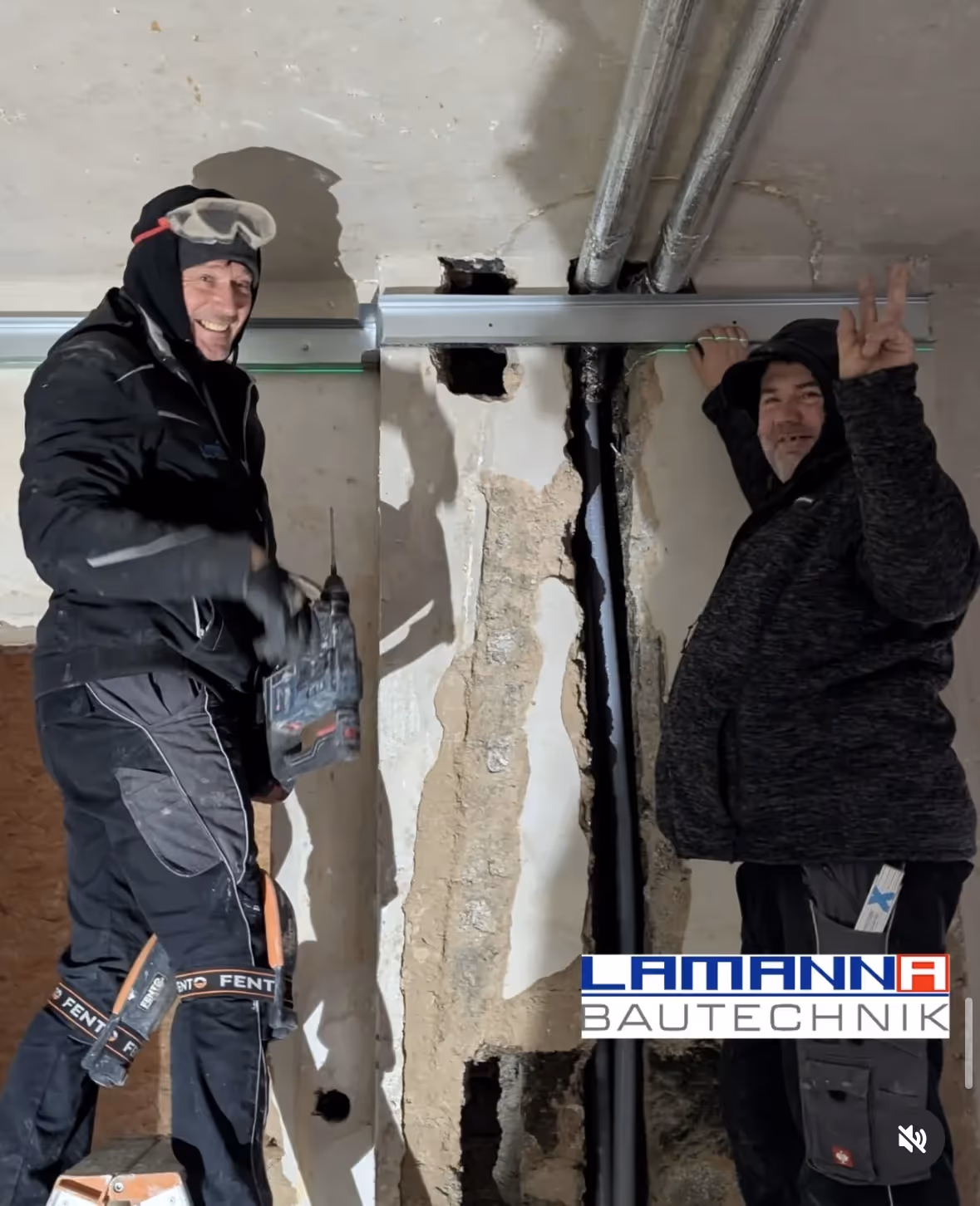 Team Lamanna Kerpen Altbausanierung Altbausanierungen Abdichtung Innenausbau Trockenbau Renovierung Kernsanierung Social Media Instagram