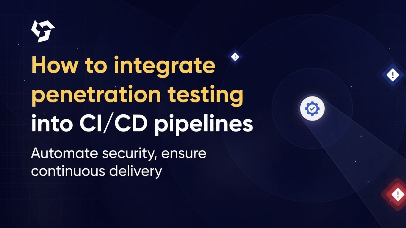 How to integrate penetration testing into CI/CD pipelines