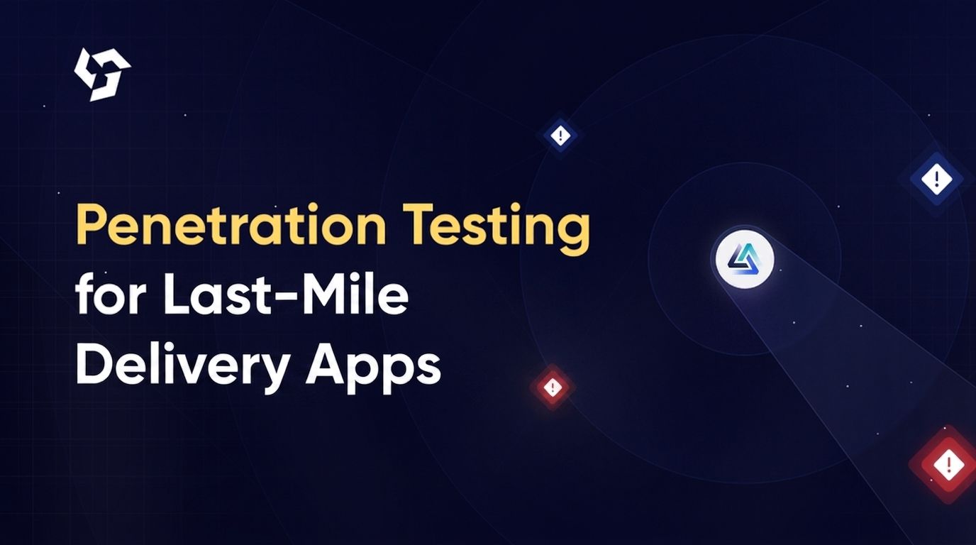 Penetration testing for last-mile delivery apps