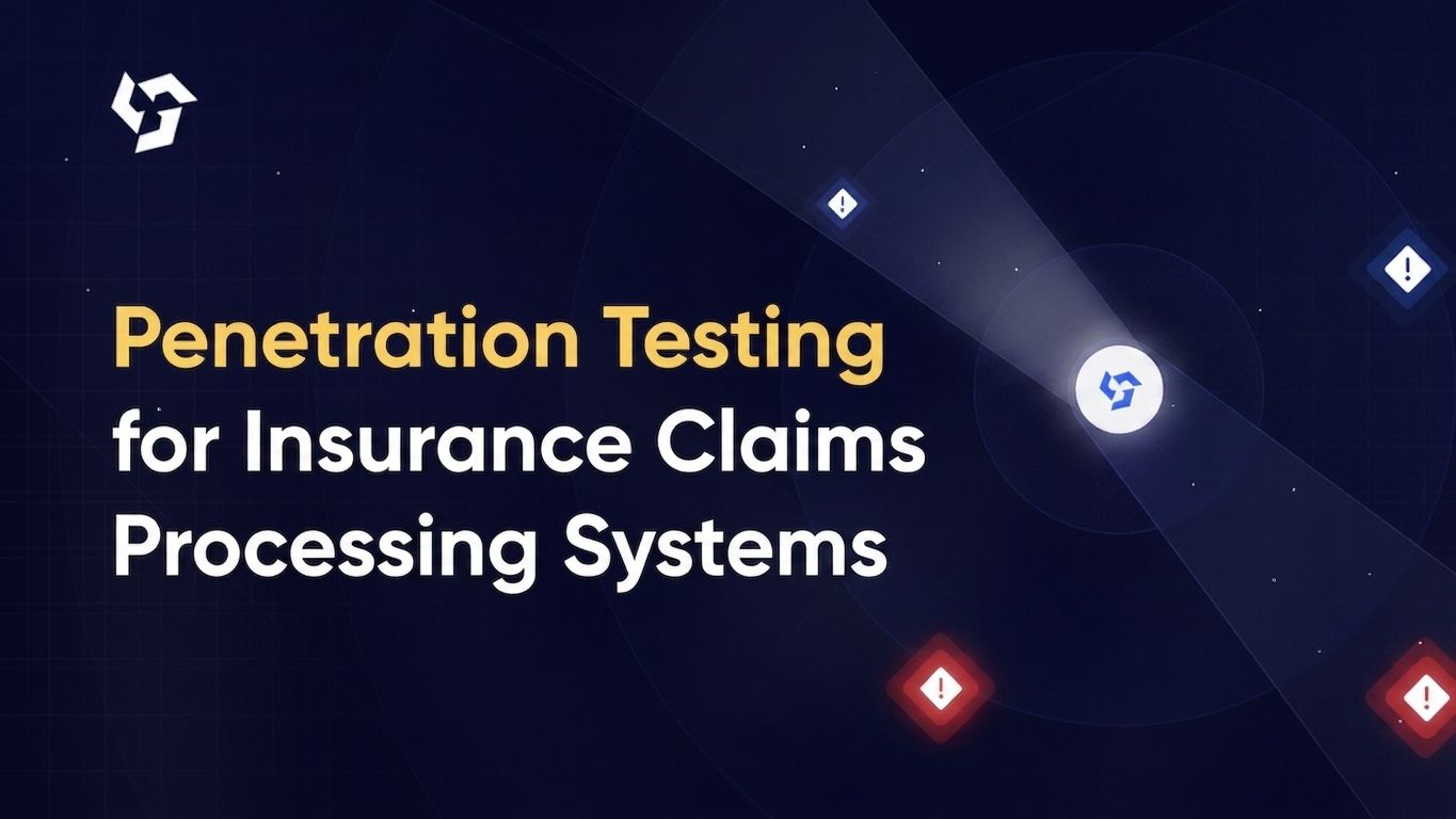 Penetration testing for insurance claims processing systems