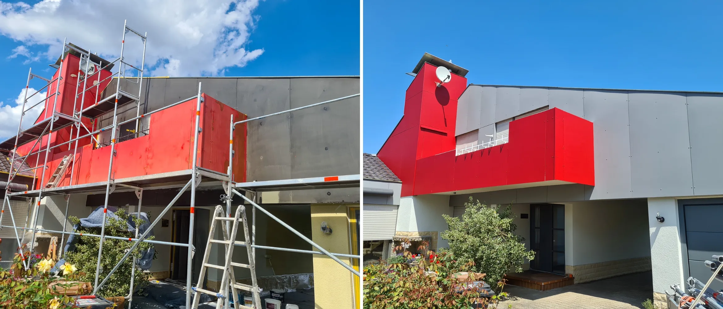 Malerbetrieb Burkert Malerarbeiten Fassade Fassadenarbeiten Wärmedämmung Lackierarbeiten fugenlose Böden fugenlose Oberflächen Brandschutzsanierung