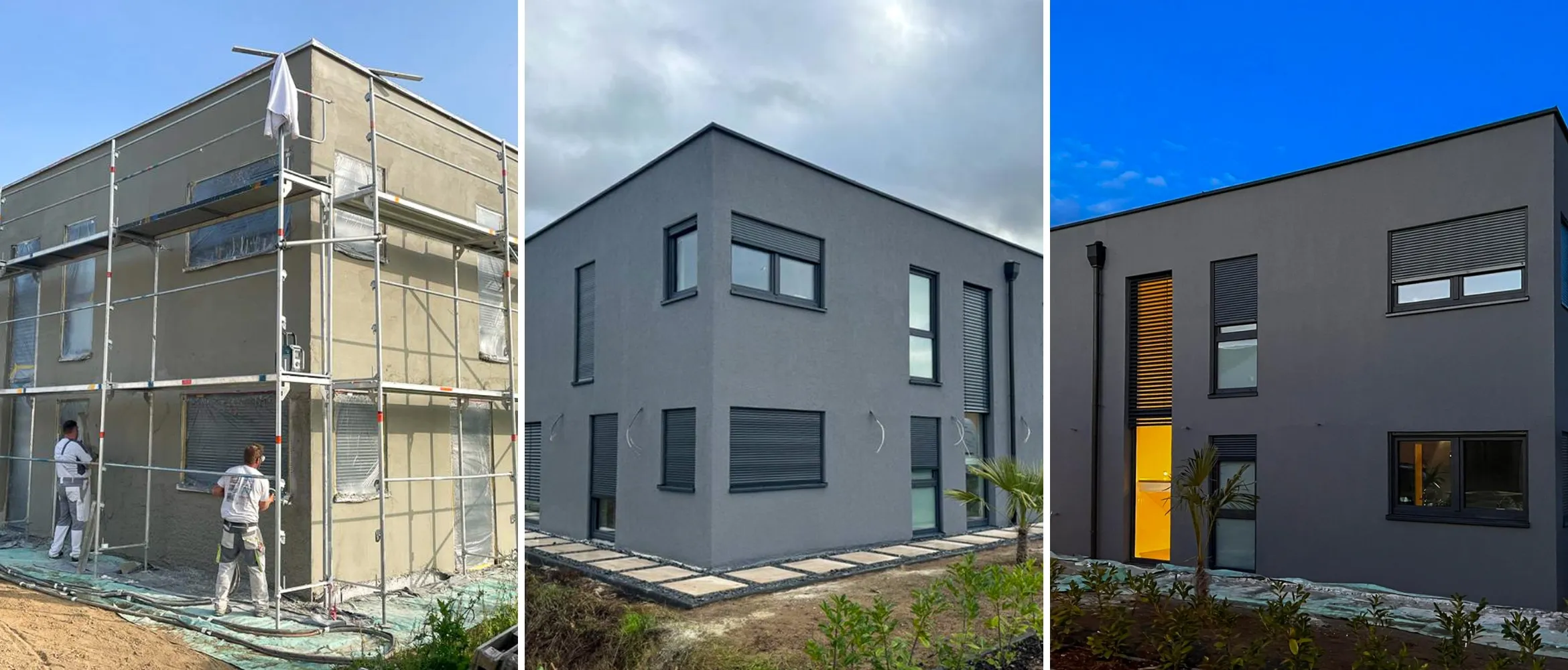 Malerbetrieb Burkert Malerarbeiten Fassade Fassadenarbeiten Wärmedämmung Lackierarbeiten fugenlose Böden fugenlose Oberflächen Brandschutzsanierung