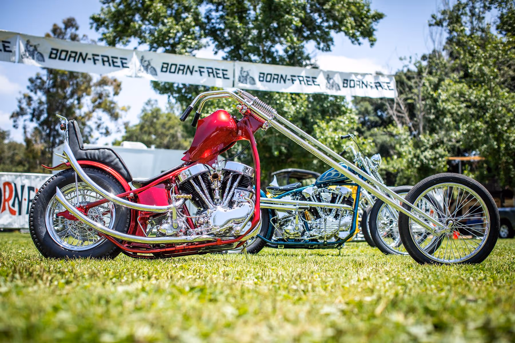 A show chopper on display
