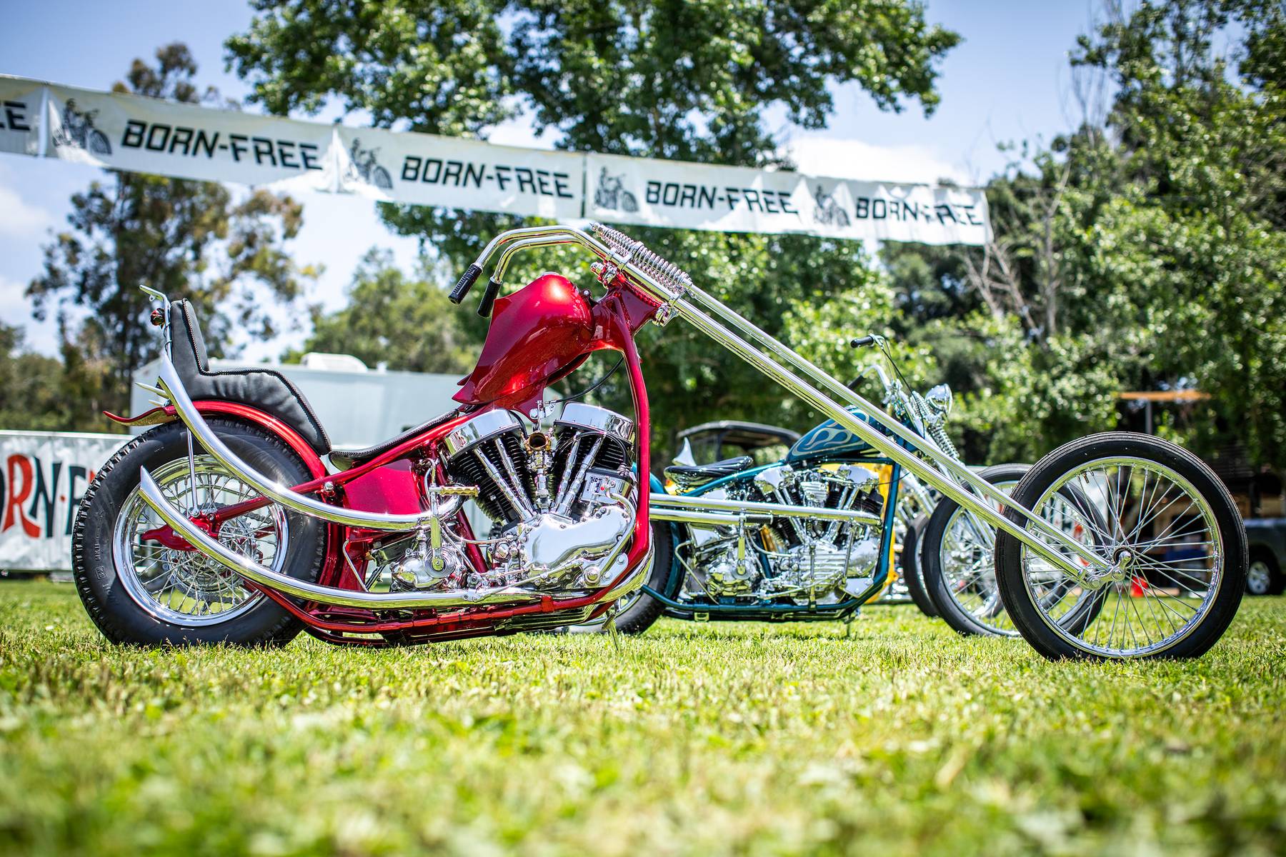 A show chopper on display
