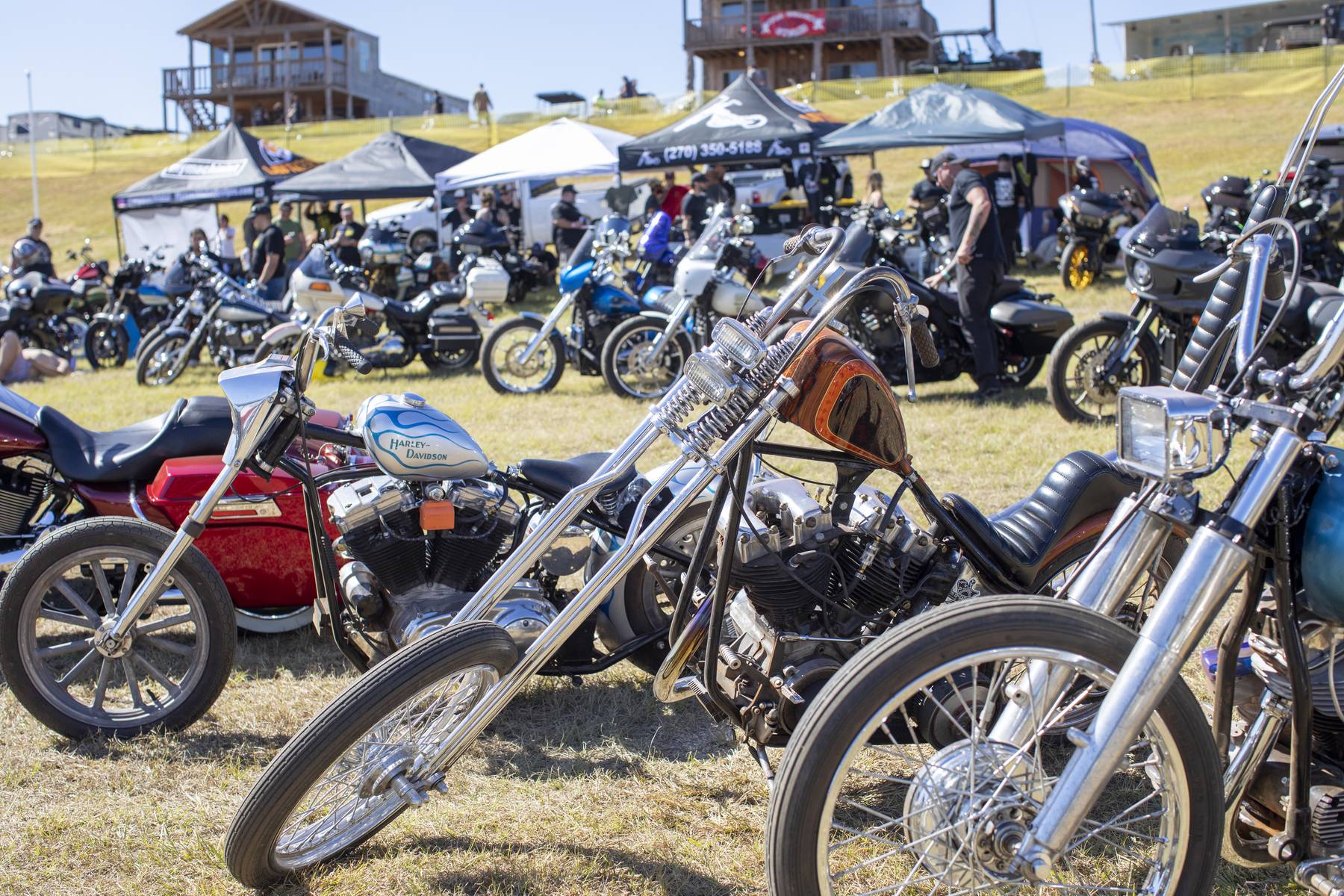 Parked chopper
