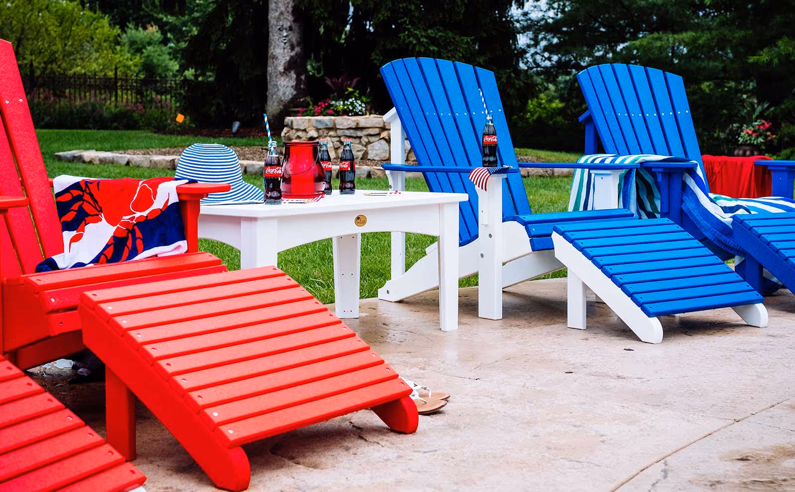 Deluxe Adirondack Footrest