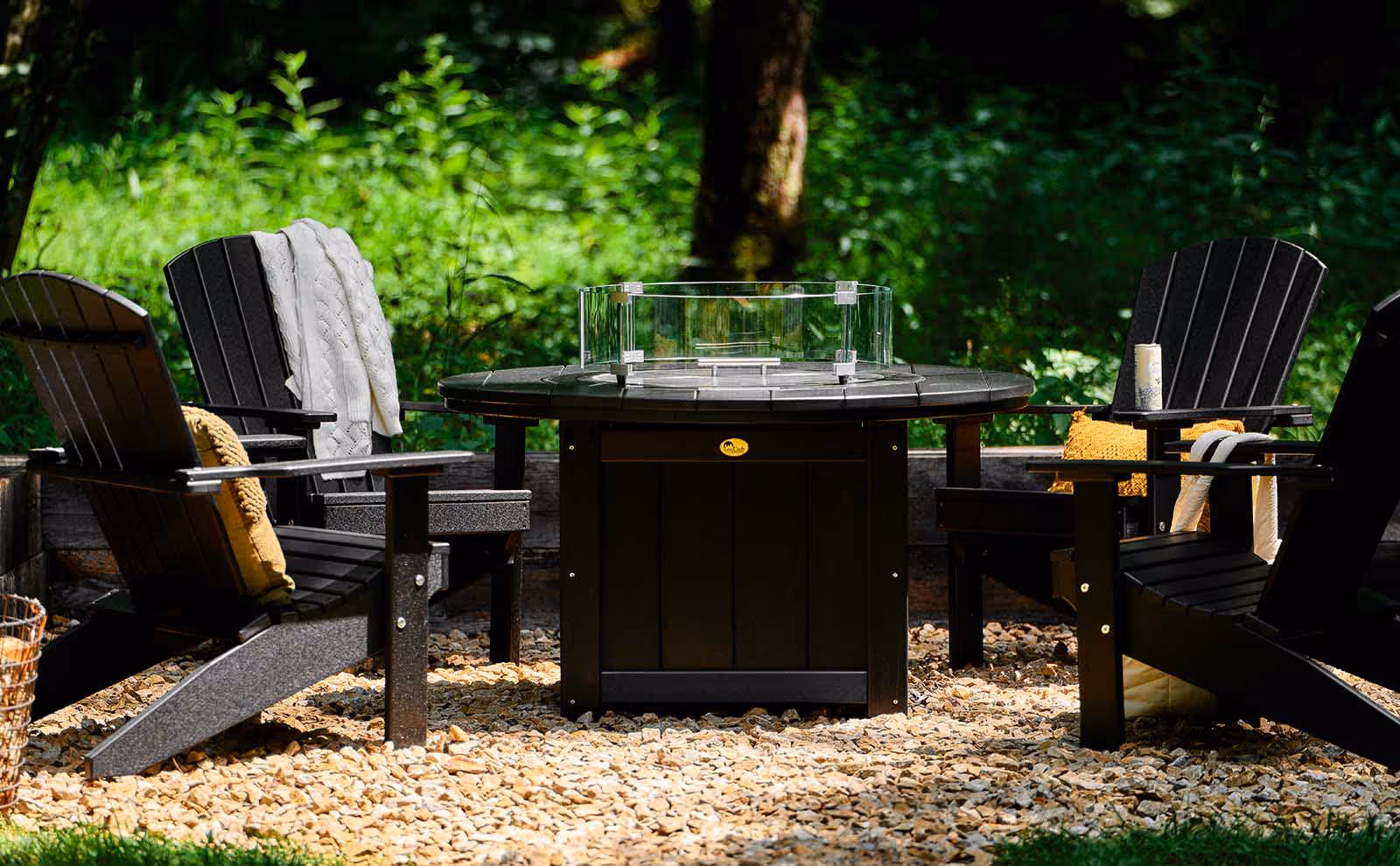 46" Round Lumin Fire Pit