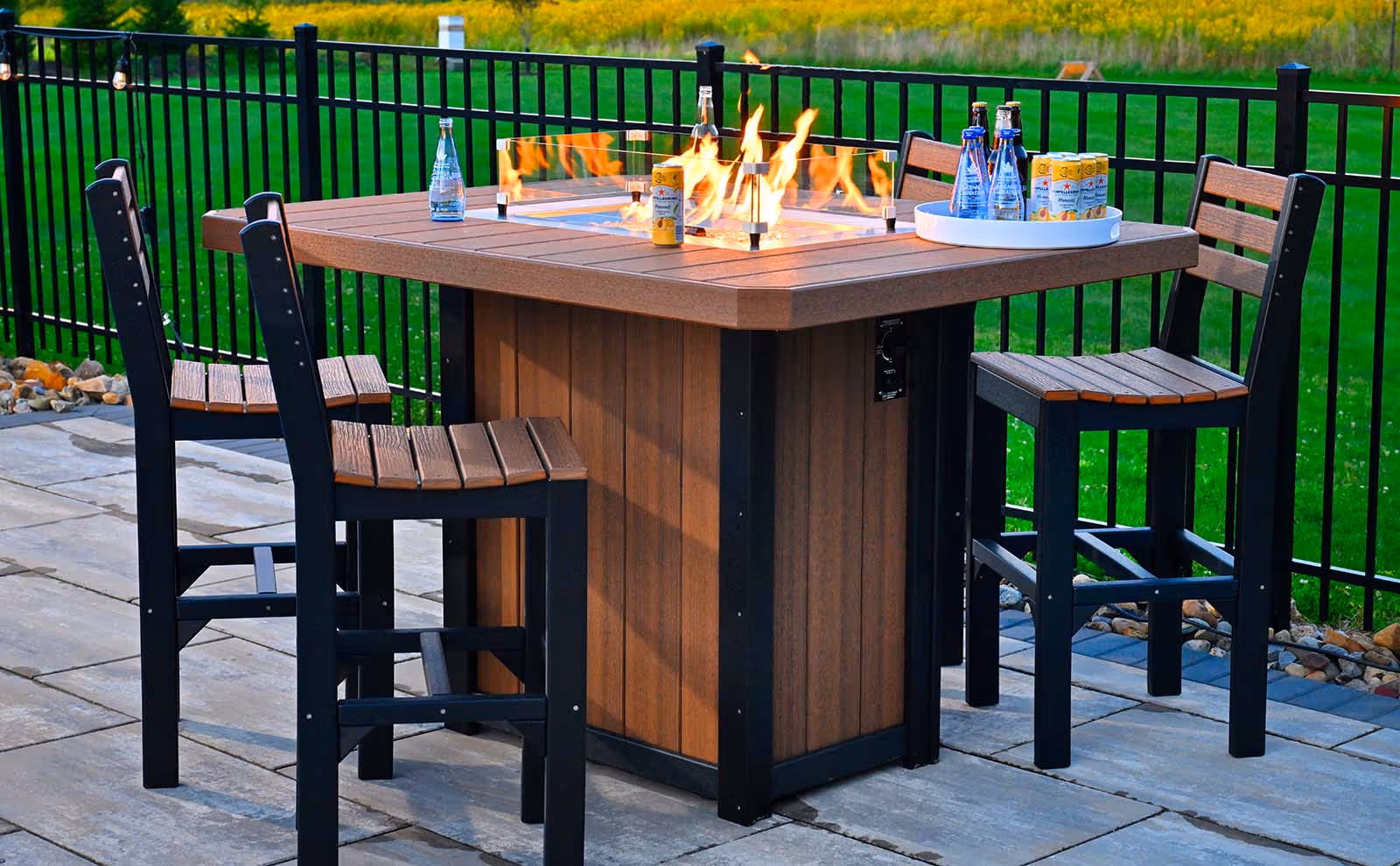 Lumin Fire Table (62" Rectangular)