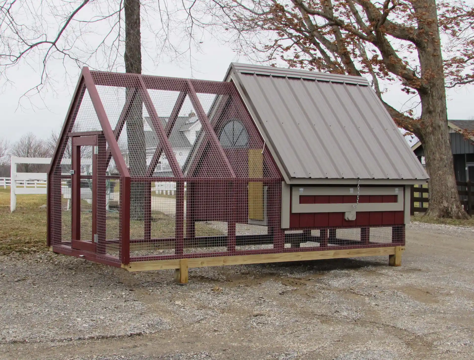 6' x 12' A-Frame Chicken Coop