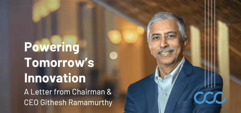Powering Tomorrow's Innovation: A Letter from CCC CEO Githesh Ramamurthy