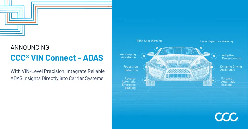 CCC Introduces Vehicle-Level ADAS Insights
