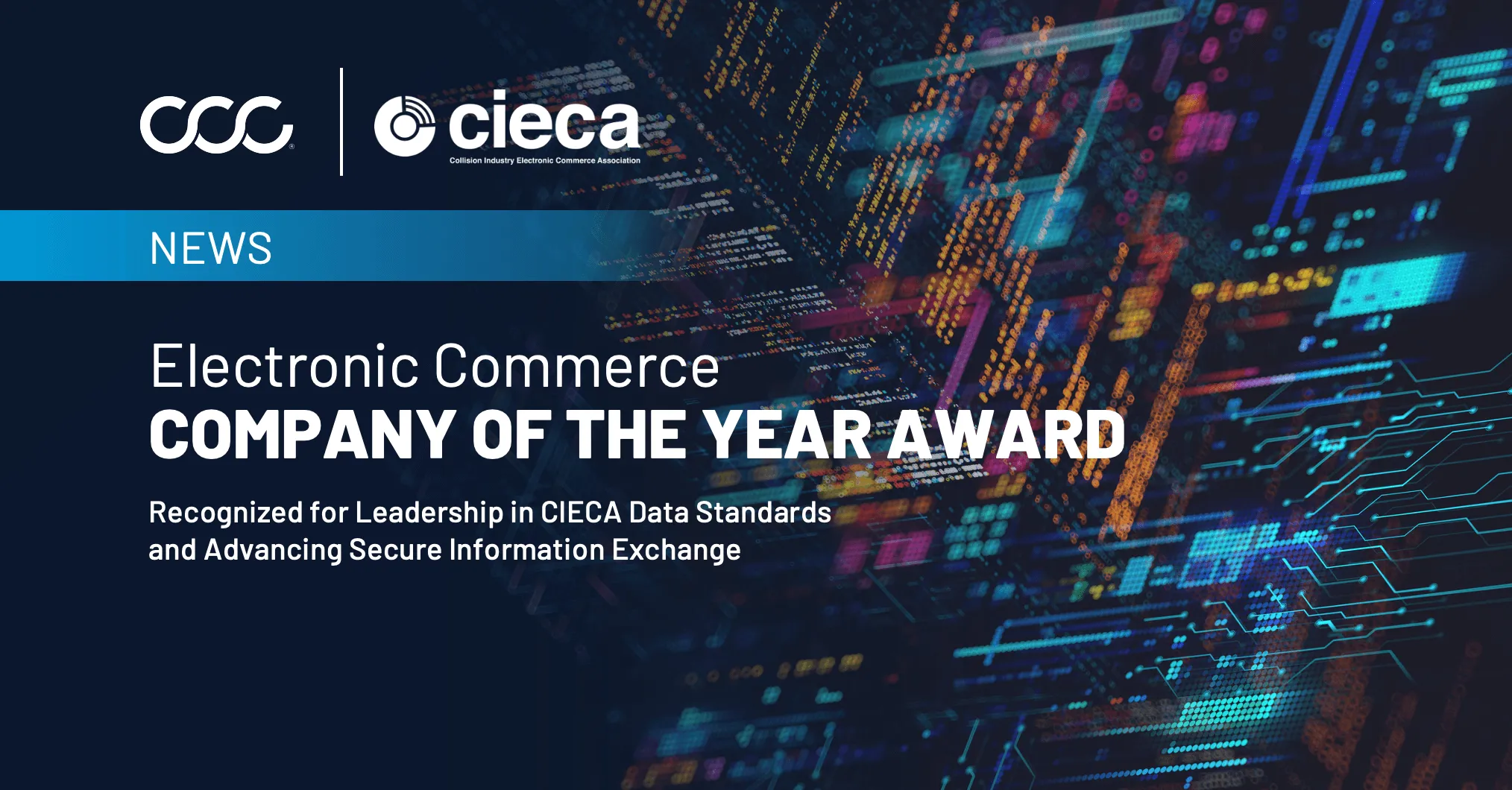 CCC Intelligent Solutions Receives CIECA’s Electronic Commerce Company of the Year Award