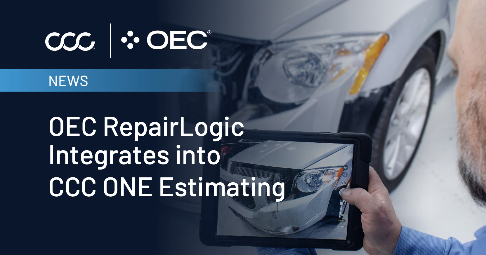 CCC Intelligent Solutions and OEC Announce Integration to Streamline Collision Repair Workflows